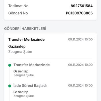 Trendyol Gel Al Noktası Sorunu Ve İade Süreci