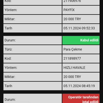 Kazandığım Parayı Alamıyorum