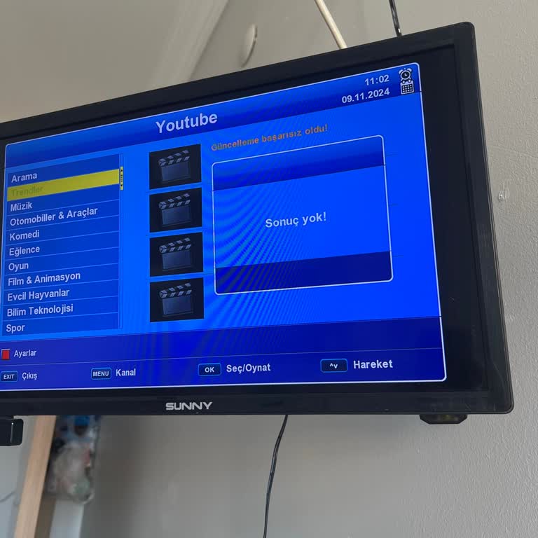 Next&Nextstar Uydu Alıcısında Youtube.com Erişim Sorunu!