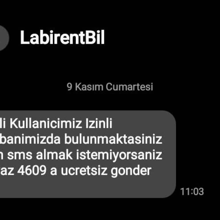 İzinsiz Mesaj Gönderen Firma Hakkında Şikayet