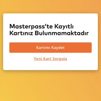 Masterpass Kartı Giriş Sorunu Ve Müşteri Hizmetleri Eksikliği