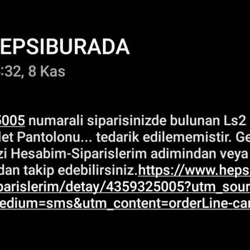 Uygun Fiyatlı Ürün Siparişim Habersiz İptal Edildi