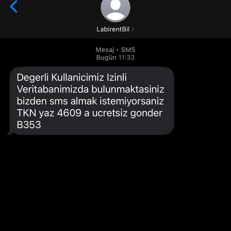 İzinsiz SMS Ve Güvenlik İhlali Endişesi