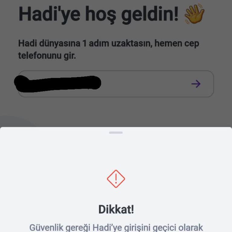 Kredi Kartı Ödemesi İçin Uygulama Giriş Sorunu