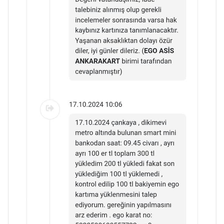 Yüklenmeyen Bakiye Ve İletişim Sorunu