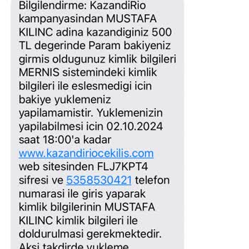 Kazandırio Çekilişinde Geciken Ödeme Sorunu