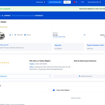 Araç Kiralama Sürecinde Beklenmedik İptal Sorunu
