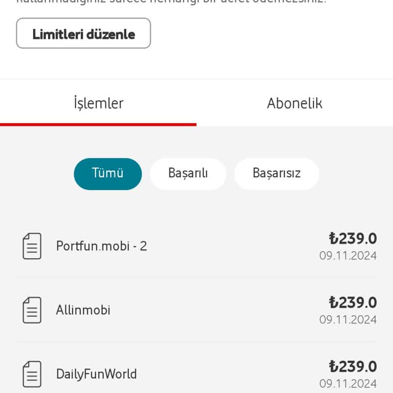 Vodafone'dan İzinsiz Uygulama Ücretlendirmesi: Para İadesi Talebi