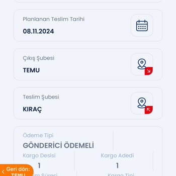 Kargo Teslimatında Gecikme Ve İletişim Sorunu