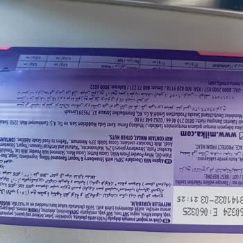 Bozuk Milka Çilek Yoğurt Ürünü