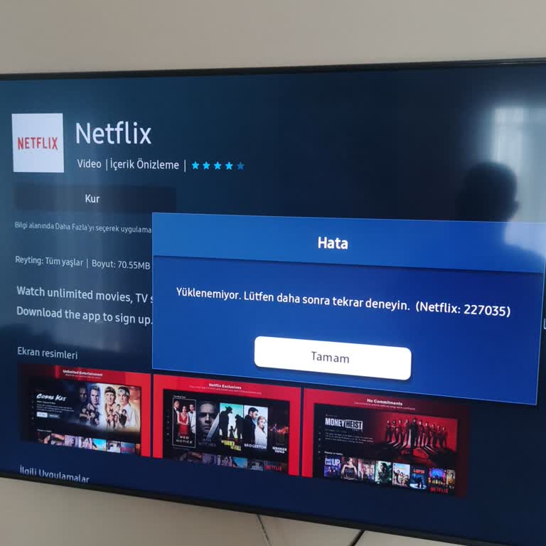 Yeni Samsung QLED TV'de Uygulama İndirme Sorunu