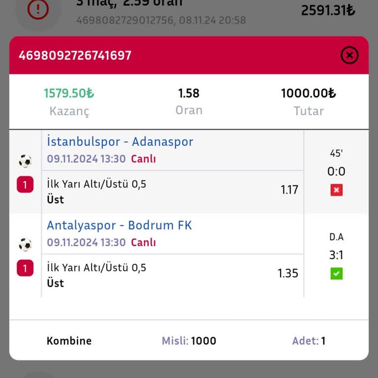 Yanlış Girilen Maç Bahisleri Sorunu