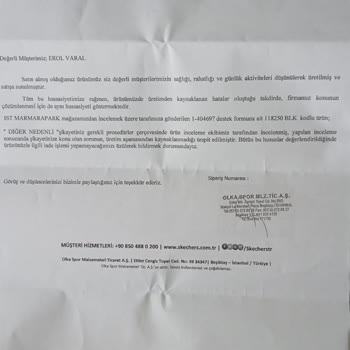 Skechers Ayakkabılarında Çökme Ve Delinme Sorunu