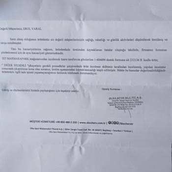 Skechers Ayakkabılarında Çökme Ve Delinme Sorunu