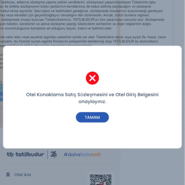 Tatilbudur Son Dakika İptaliyle Mağduriyet