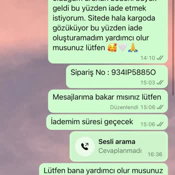 Nazliye Butik'te İade Sorunu Ve Engelleme