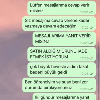 Nazliye Butik'te İade Sorunu Ve Engelleme