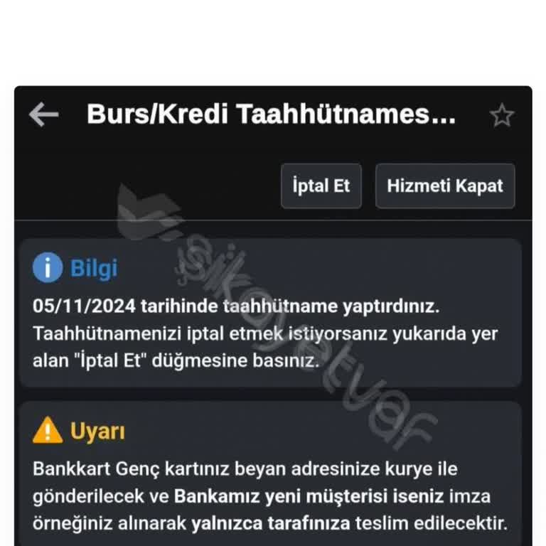 KYK Burs Kartı Adres Sorunu: Öğrenci Adres Değişikliği Yapılamıyor