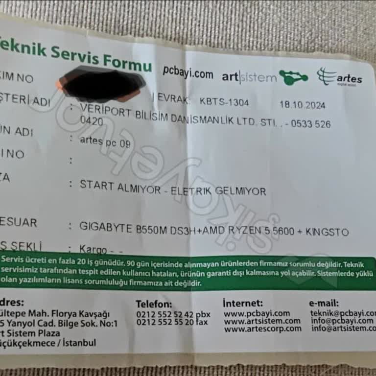 Pckolik.com Garanti Sürecinde Yaşanan Büyük Sorun!