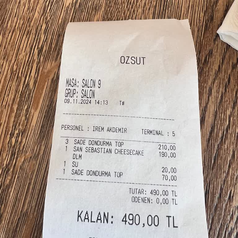 Özsüt'te Müşteri Memnuniyeti Sıfır