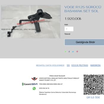 Voge R125 Yedek Parça Krizi