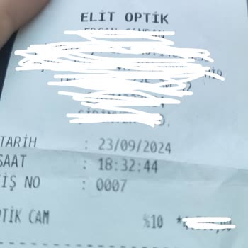 Elit Optik Gözlük Kalitesi Ve Müşteri Hizmetleri Hayal Kırıklığı