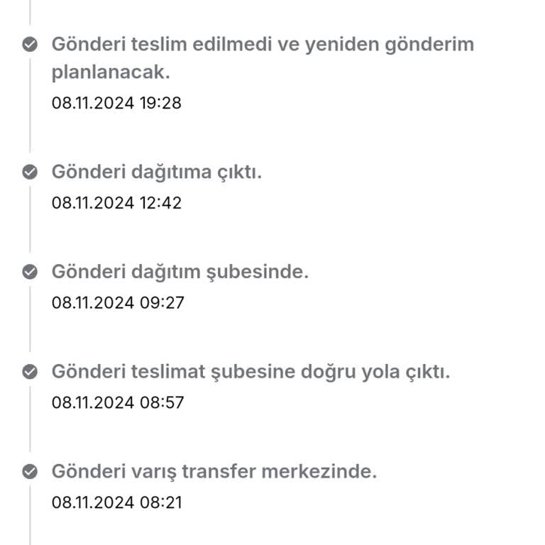 Kargom Gelmedi, Biletimi Ertelemek Zorunda Kaldım