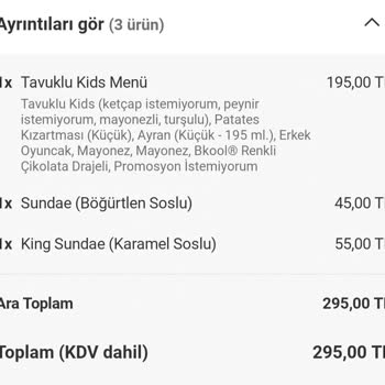 Yanlış Boy Sundae Ve Eksik Bilgilendirme