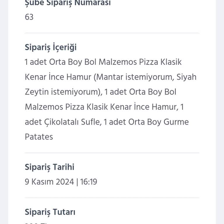 Domino's Teslimat Gecikmesi Ve Müşteri Memnuniyetsizliği