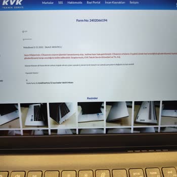 Tamir Edilmeden Geri Gönderilen Dizüstü Bilgisayar