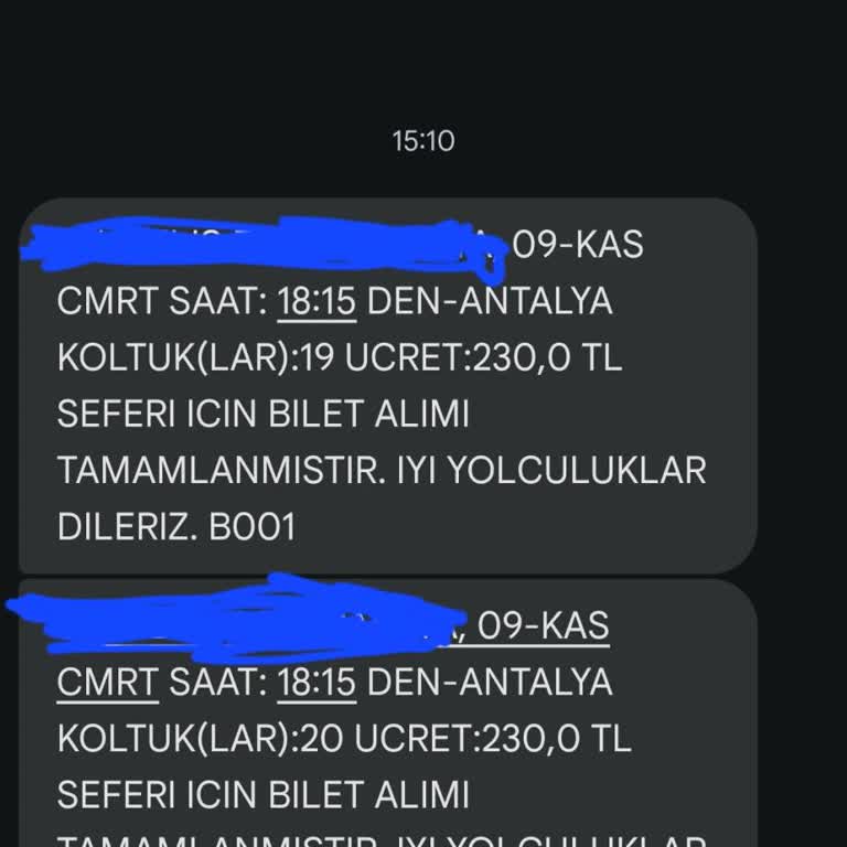 Rötarlı Otobüs Yolculuğu Ve İade Sorunu