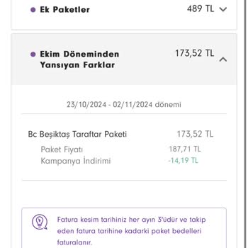 Taahhüt Sonrası Yüksek Fatura Şoku