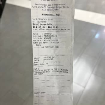 SuperStep Ayakkabı İade Sürecinde Sorun Yaşıyorum
