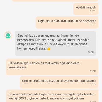 Hatalı Ürün Ve Haksız Kesinti Mağduriyeti