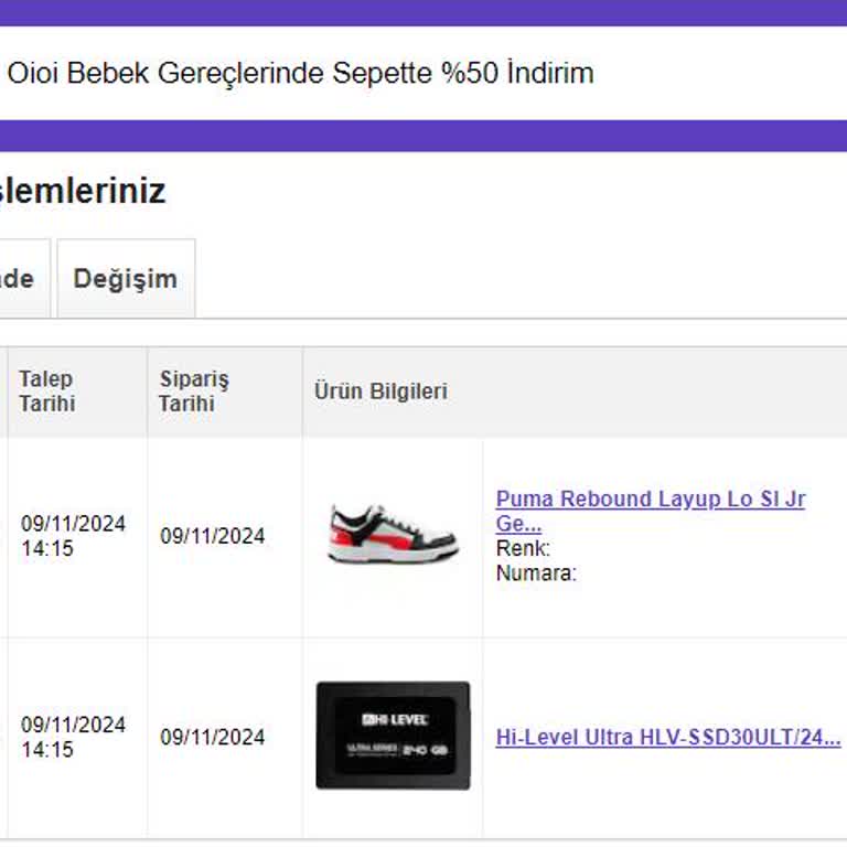 N11'de Stok Sorunu Ve İptal Şoku