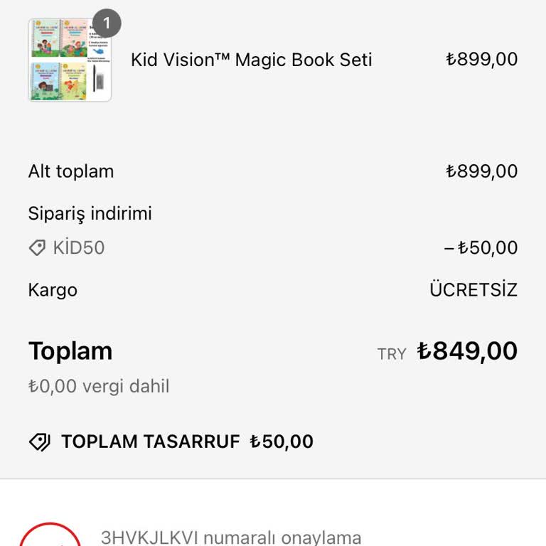 Kid Vision Sitesinden Sipariş Verdim: Ne Haber Var Ne İade