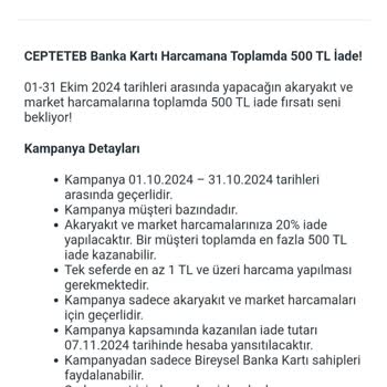 CepteTeb Kampanyasında Yanlış İade Ve Müşteri Hizmetleri Sorunu