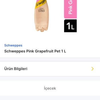Schweppes Pink Greyfurt İçeceğinde Tortulaşma Sorunu