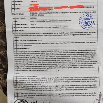 Media Markt Müşteri Hizmetleri Ve İade Sorunları