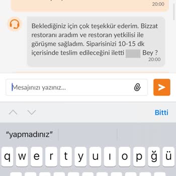 Trendyol Yemek Siparişi: Uzun Bekleme Süresi Ve Yetersiz Destek
