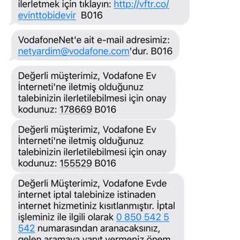 Vodafone Net Yanlış Faturalandırma Ve İade Sorunu