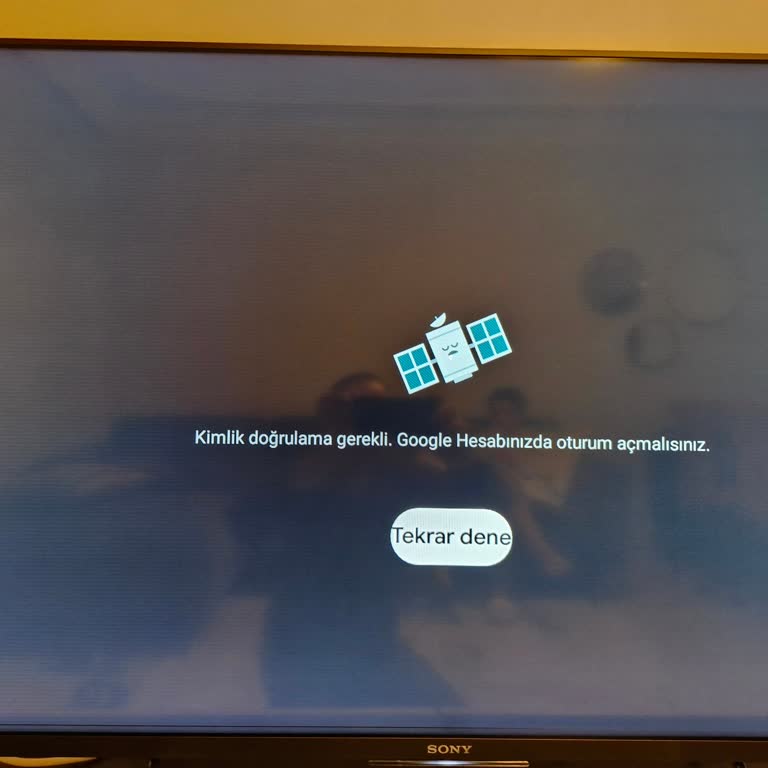 Sony TV'de Google Play Ve Bein Connect Giriş Sorunu