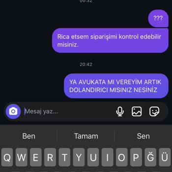 Sipariş Bilgisi Ve İletişim Eksikliği Sorunu