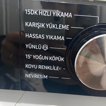 Samsung Çamaşır Makinesi Yazısı Silindi