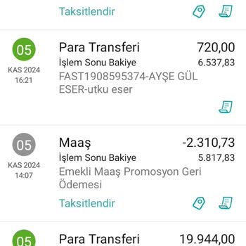 Emekli Maaşı Taşıma İşlemi Yapılamıyor