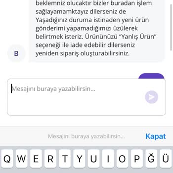 Yanlış Marka Gönderimiyle Hayal Kırıklığı