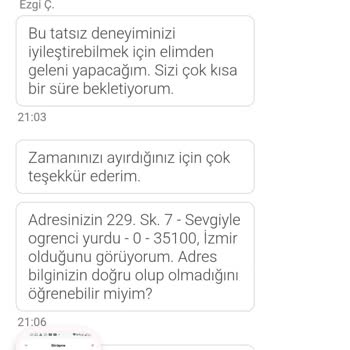 Teslim Edilmeyen Sipariş Ve İade Talebi