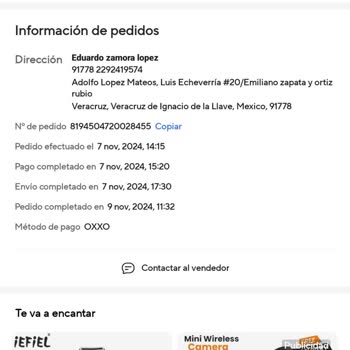 Pedido no recibido de Aliexpress, solicito solución