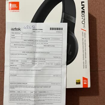 Cızırtılı JBL670NC Kulaklık Ve Yetersiz Servis Deneyimi