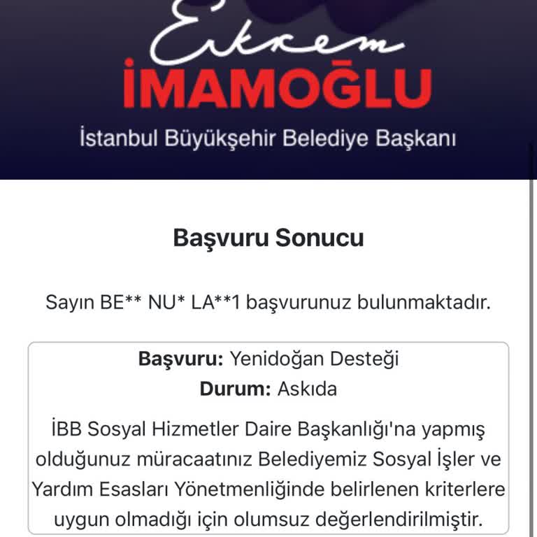Yenidoğan Paketi Başvurum Neden Askıya Alındı?